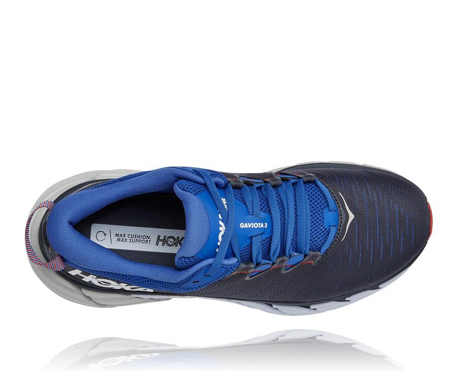 Hoka One One Løbesko Herre - Gaviota 3 - Sort/Blå - 872930FGL